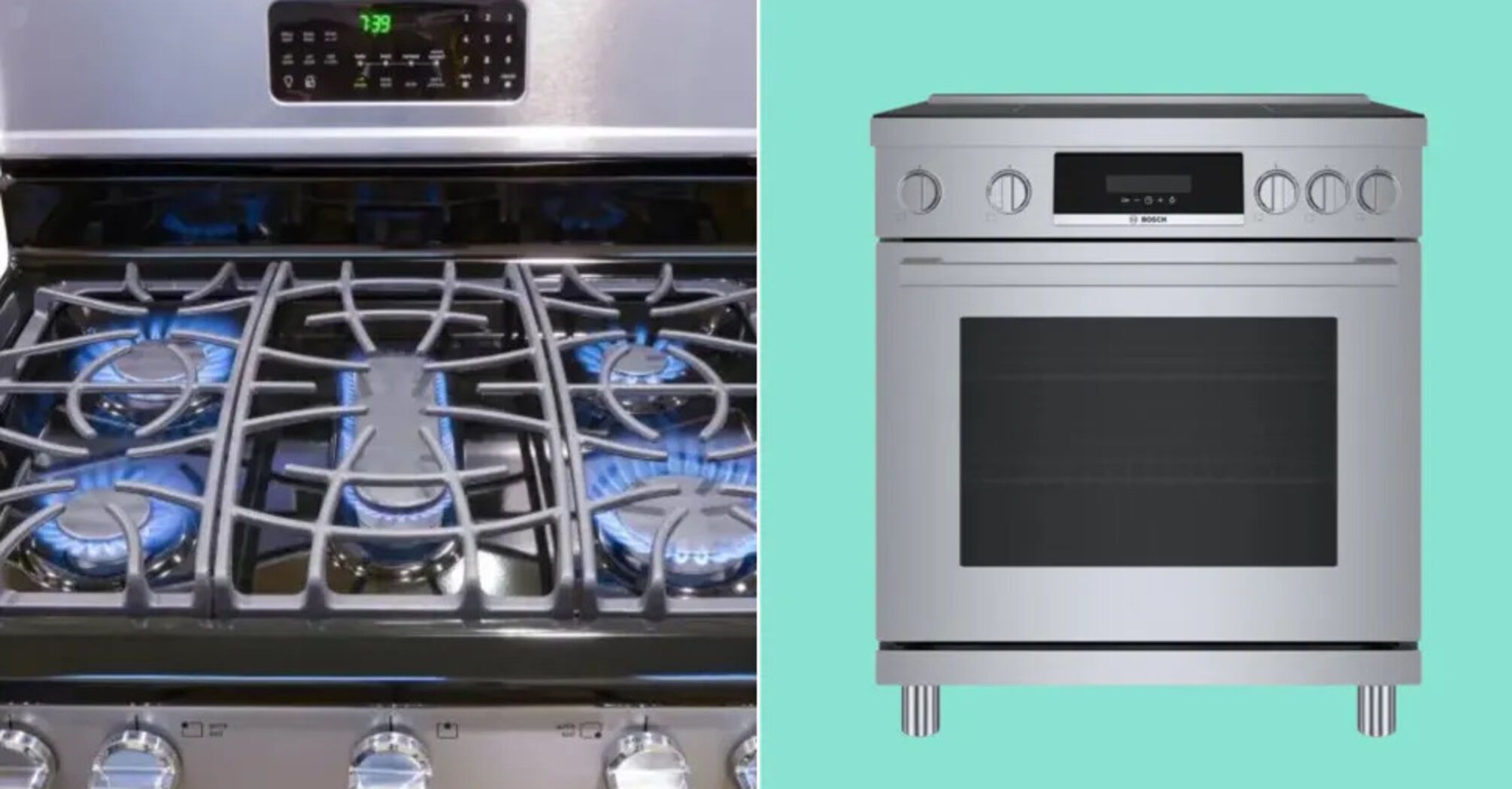 Comparison of electric and gas stoves