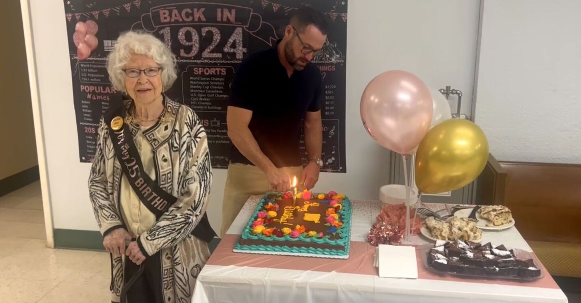 100-year-old great-grandmother celebrated only her 25th birthday
