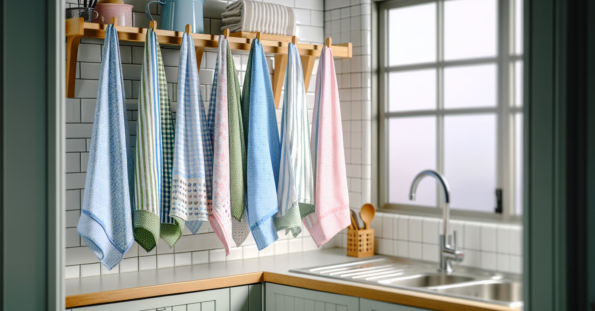 Even old kitchen towels will be as good as new