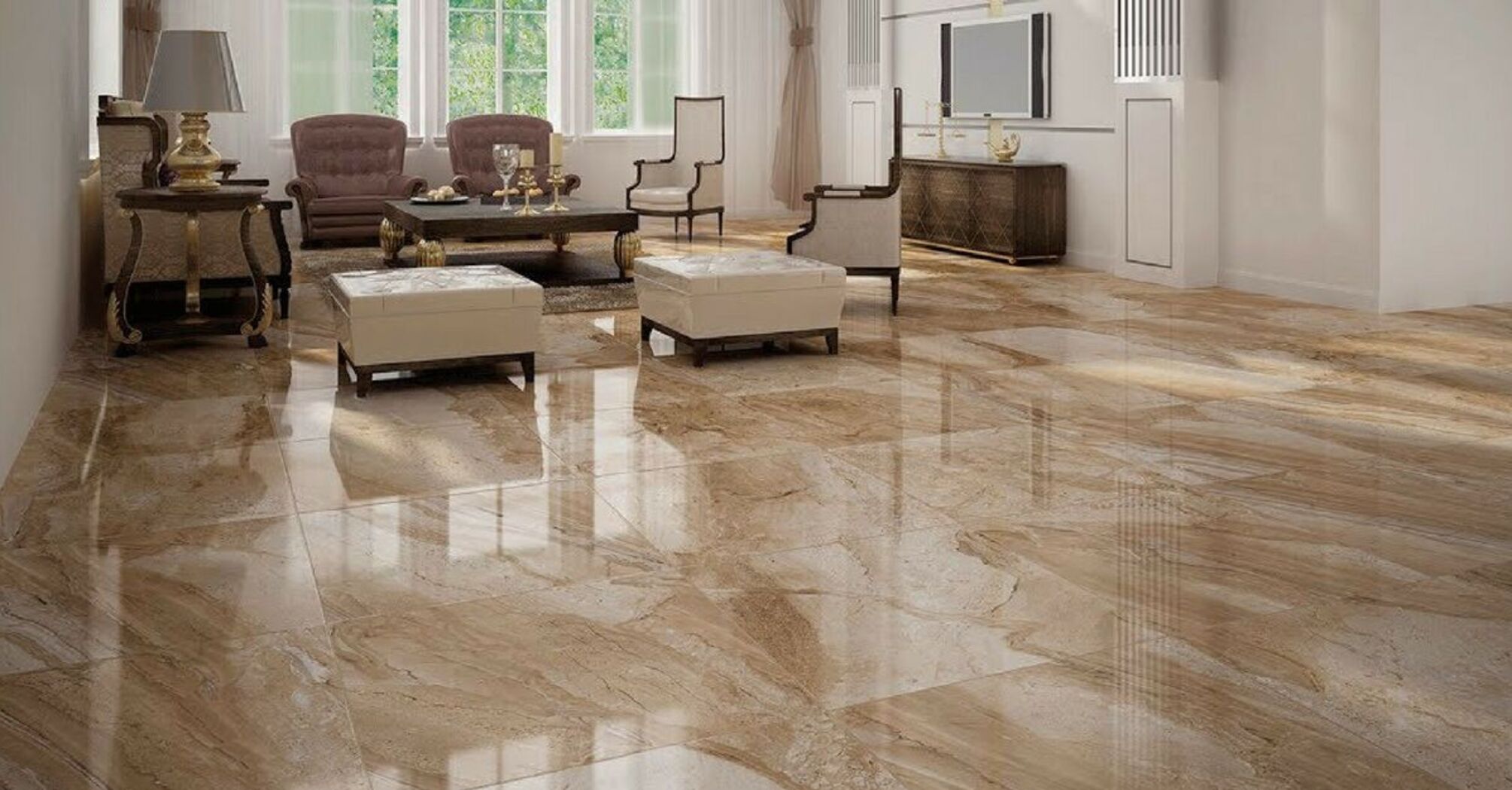 Advantages and disadvantages of marble flooring in the kitchen