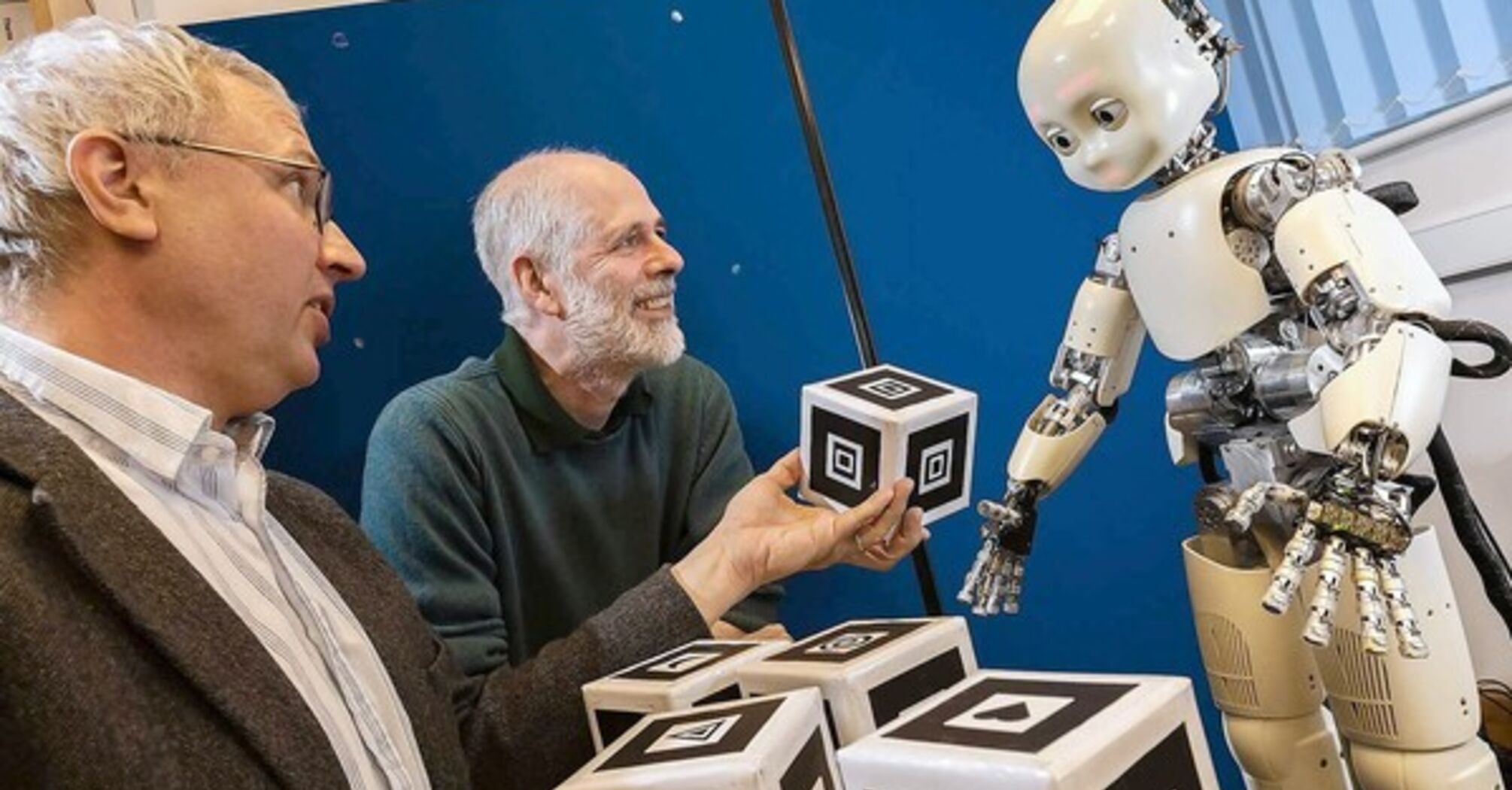 A robot that understands human speech and can learn quickly is presented