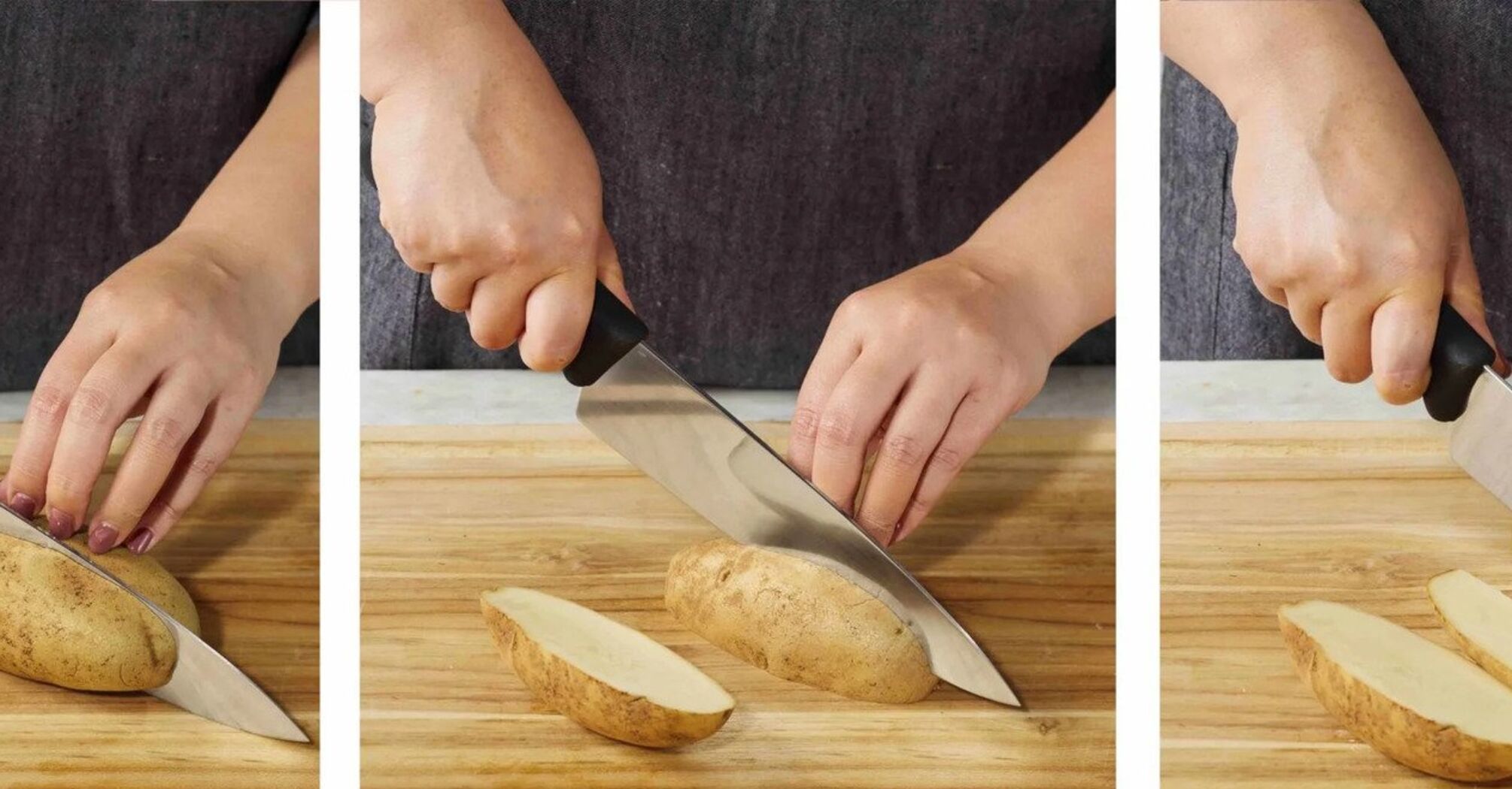 How to properly cut food