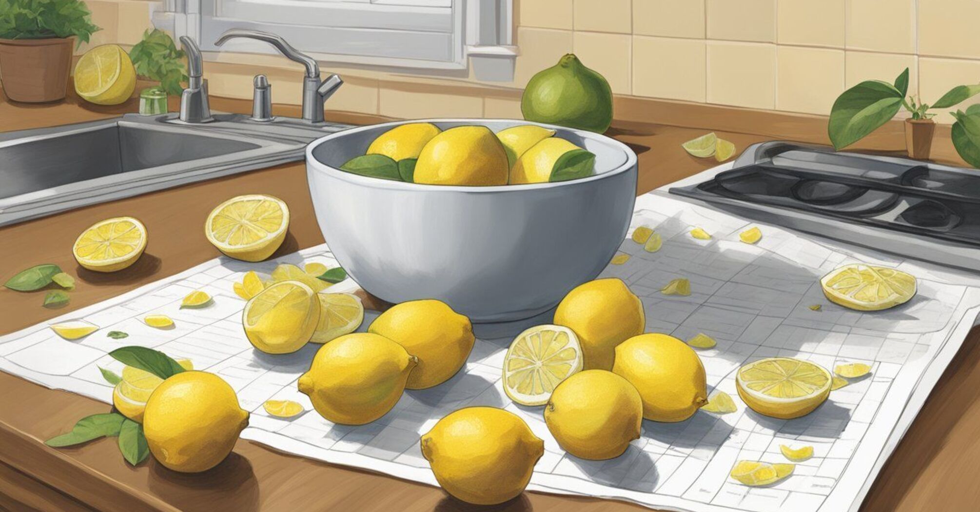 How to increase the shelf life of a cut lemon