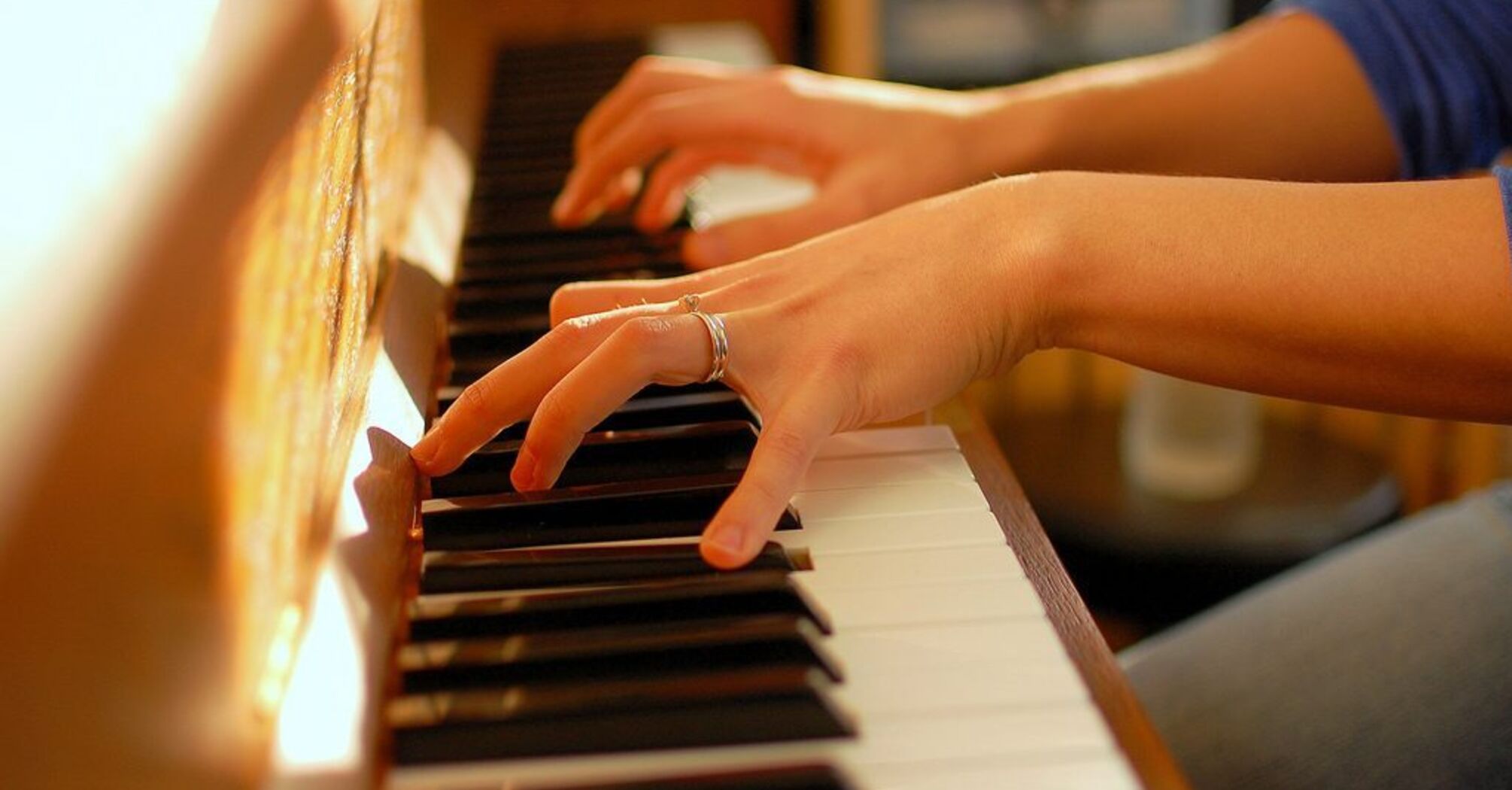 What skills does playing the piano develop