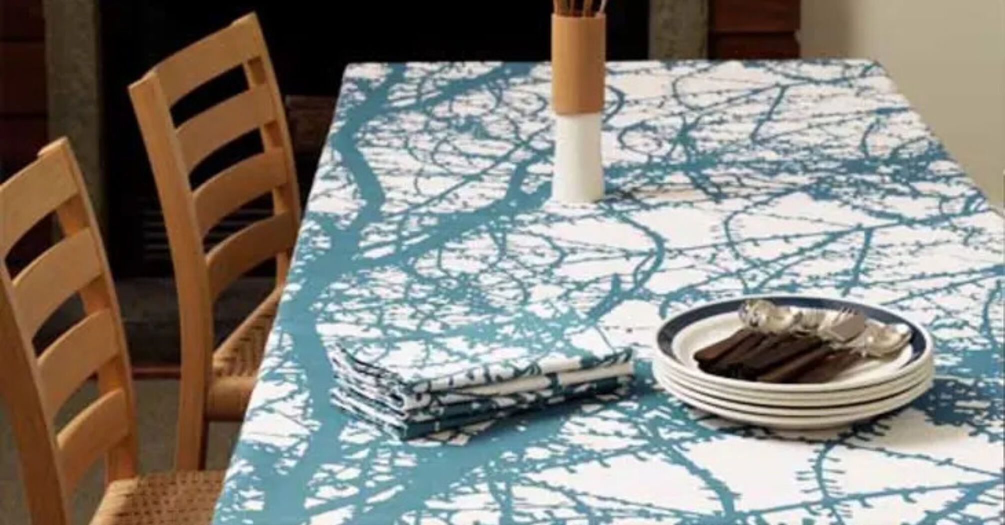 Why put money under the tablecloth on the table
