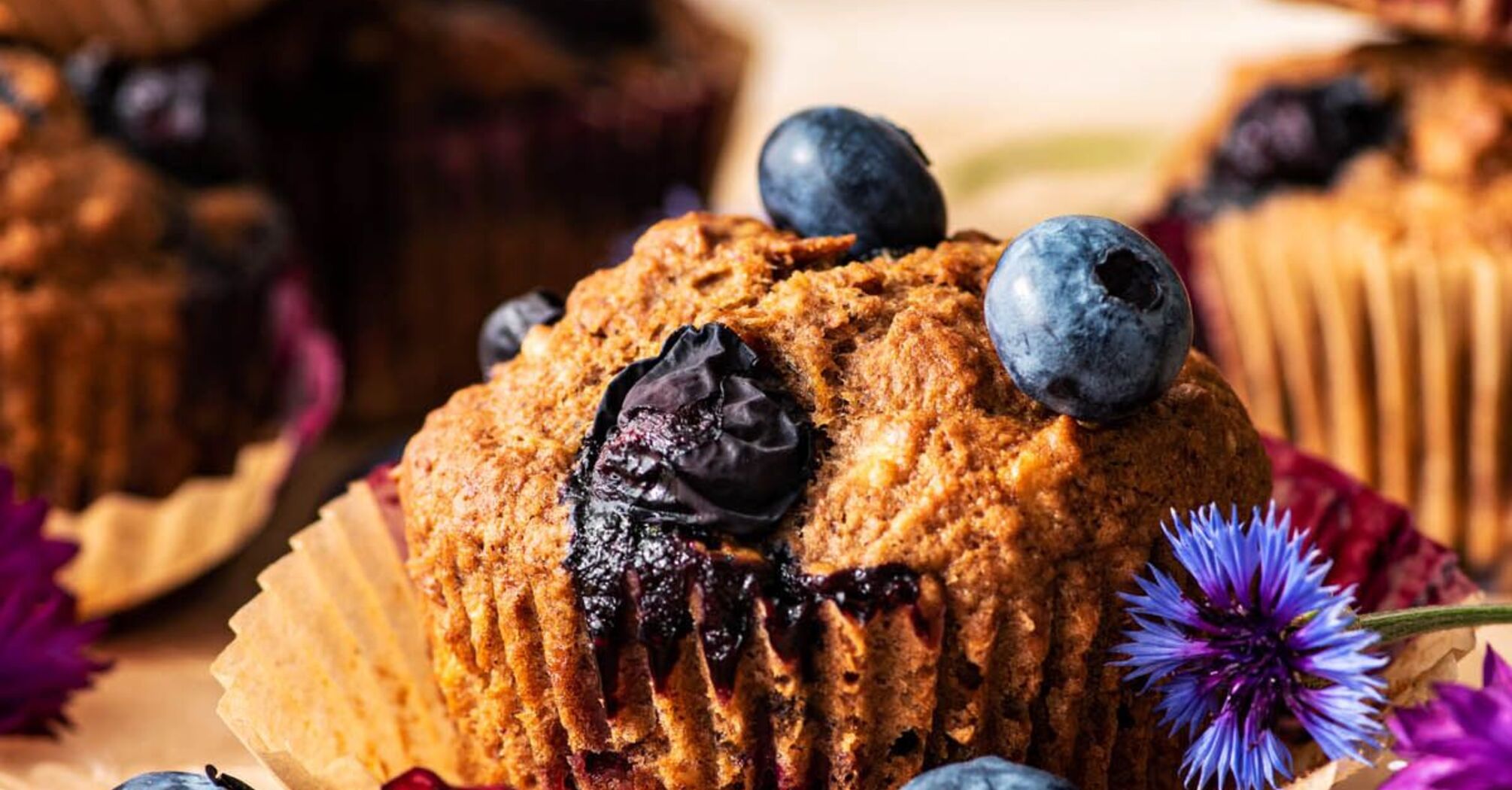 How to cook banana blueberry muffins
