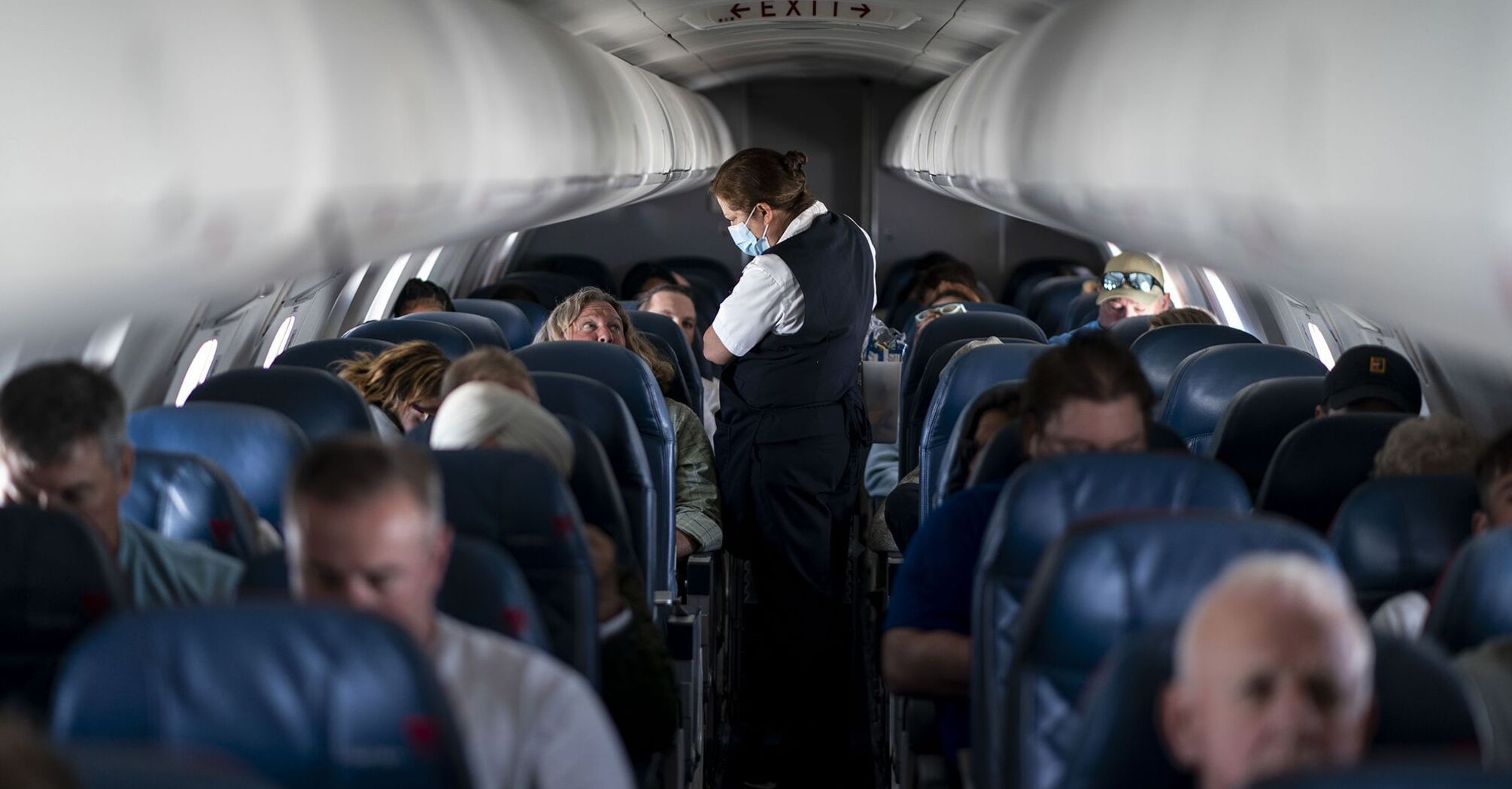 Airplane passenger asked another person on board to shut up