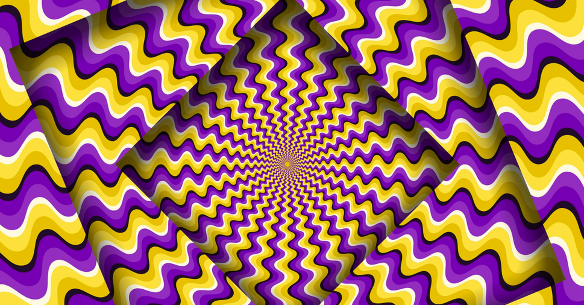This vibrant optical illusion is hypnotic
