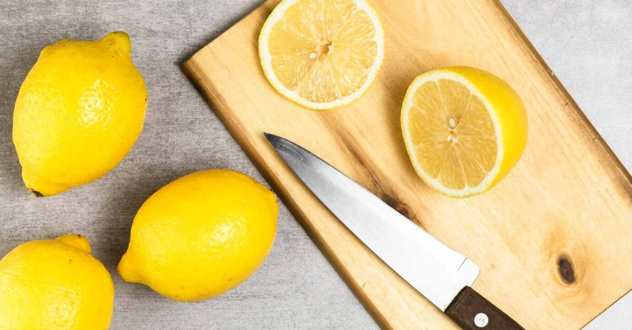 Kitchen hacks with lemons