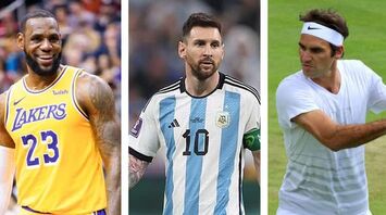 Top five most famous athletes