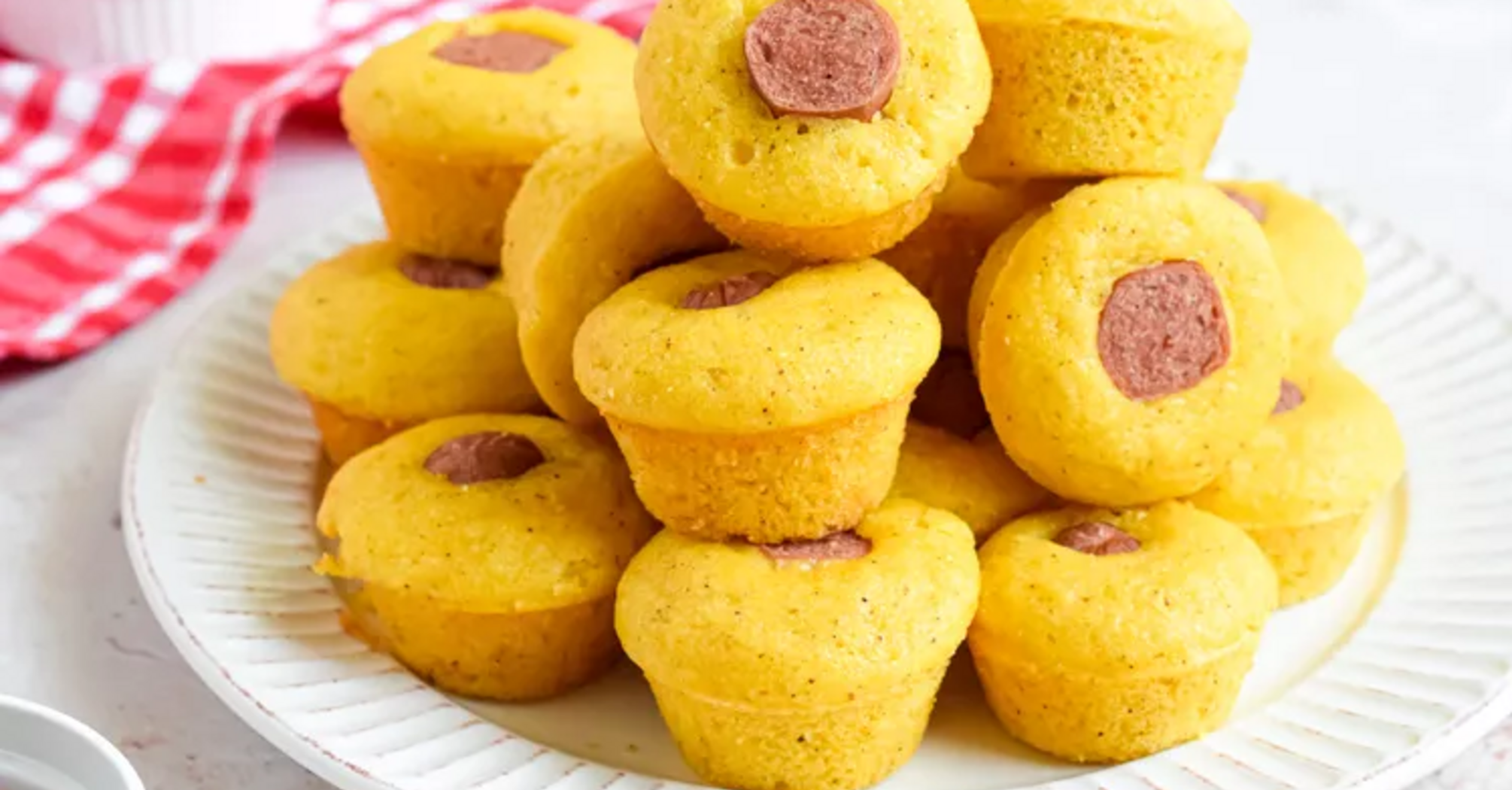 Corn dog muffins