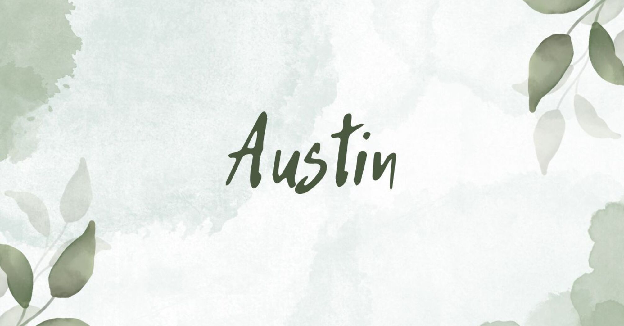 What does the name Austin mean