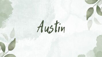 What does the name Austin mean