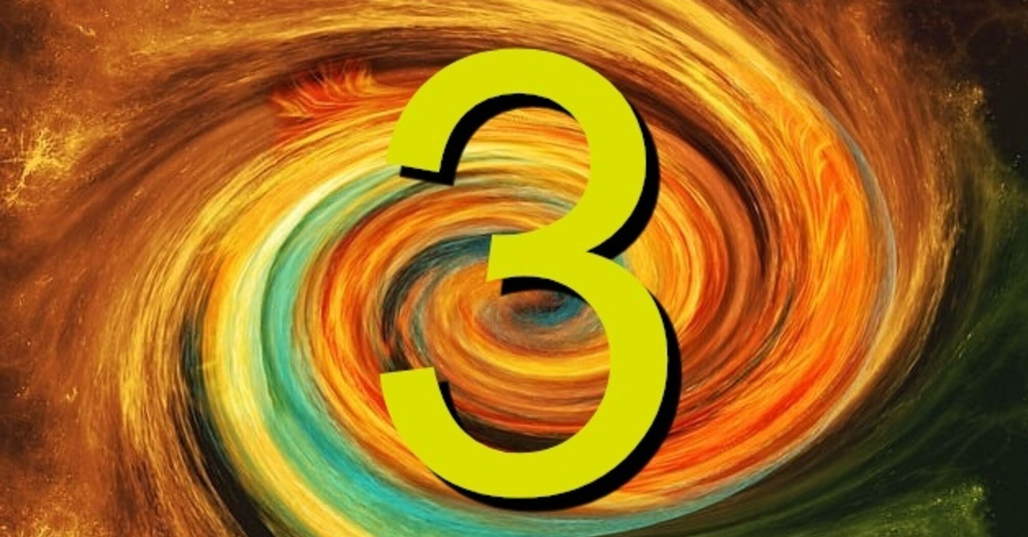 The number 3, meaning