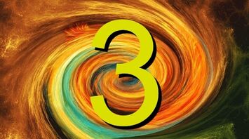 The number 3, meaning