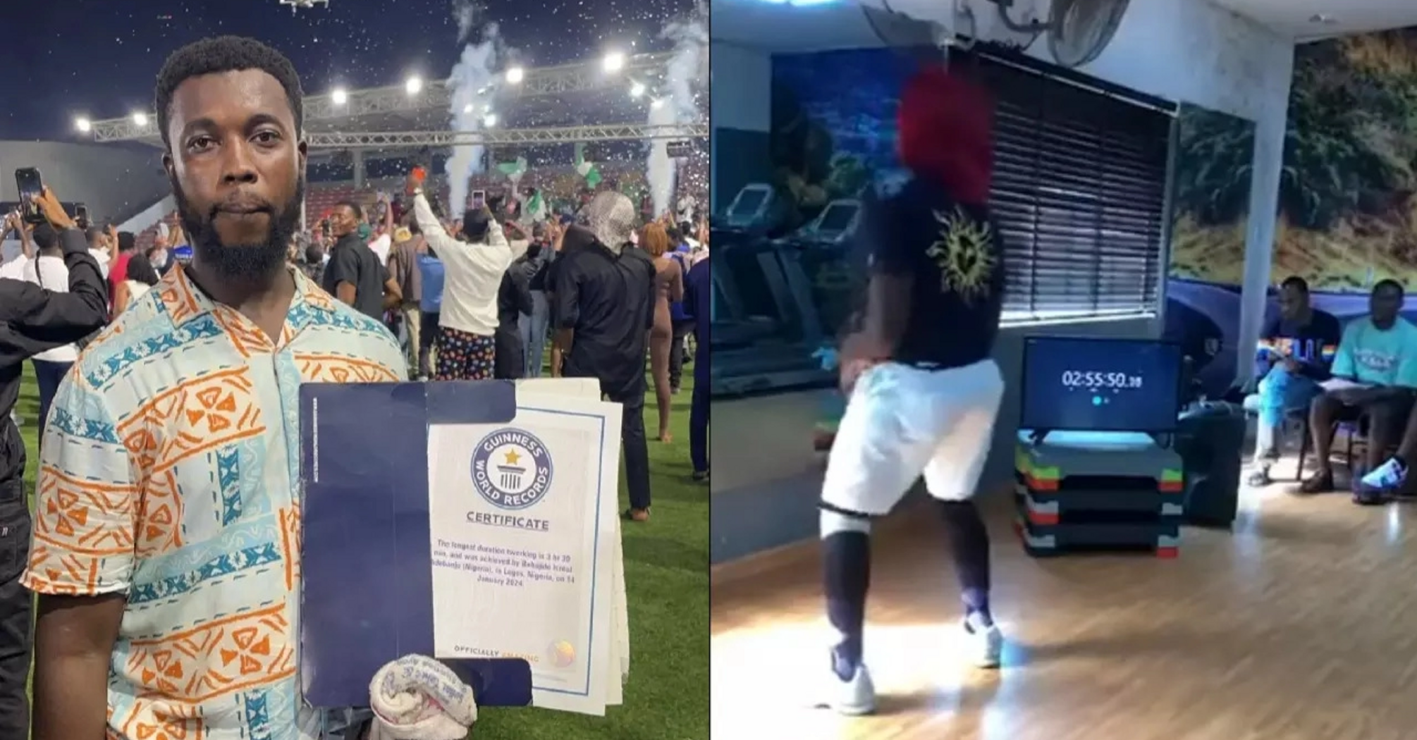 Babajide Israel Adebanjo has made headlines by breaking the Guinness World Record