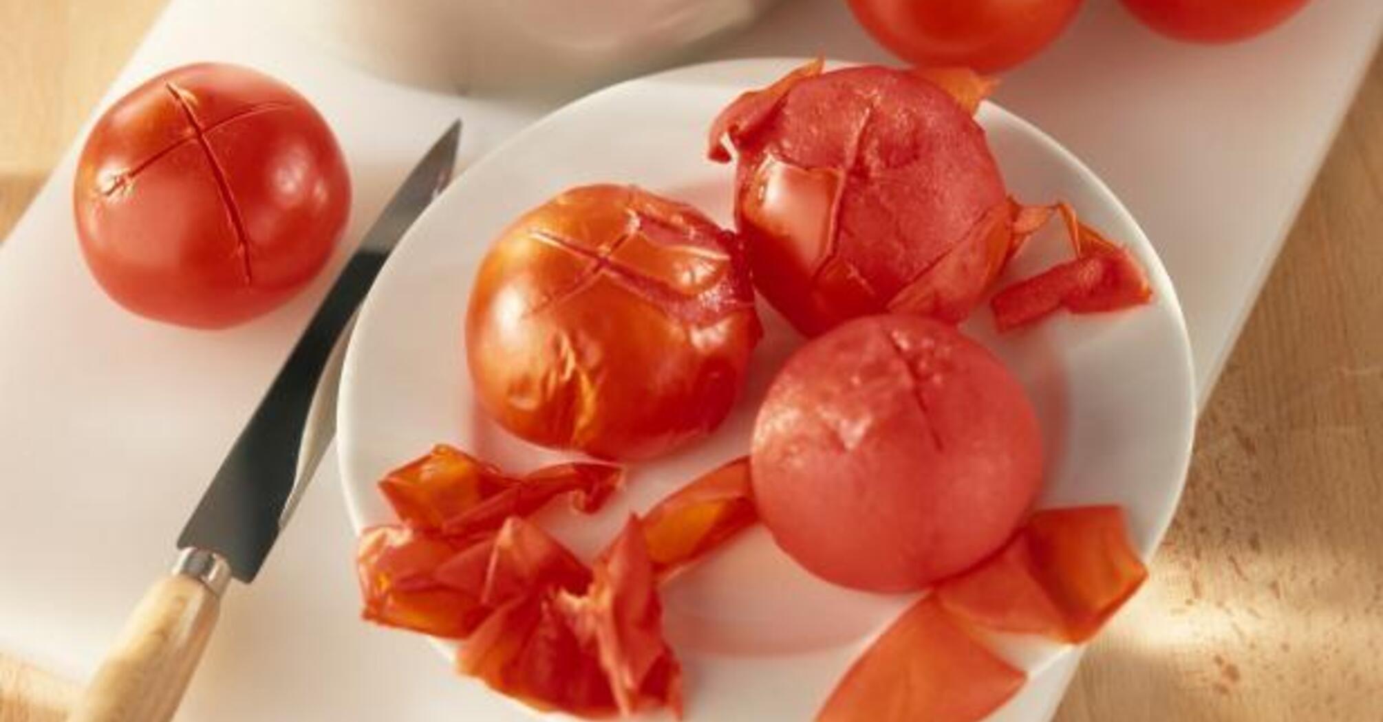 How to peel tomatoes easily