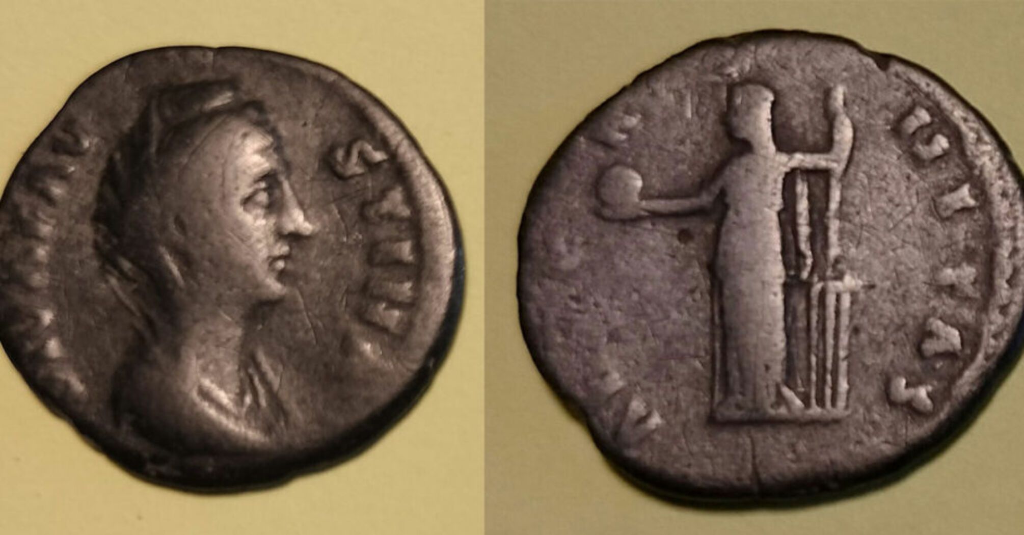 Silver dinar of Antoninus Pius (a.d. 138–161)