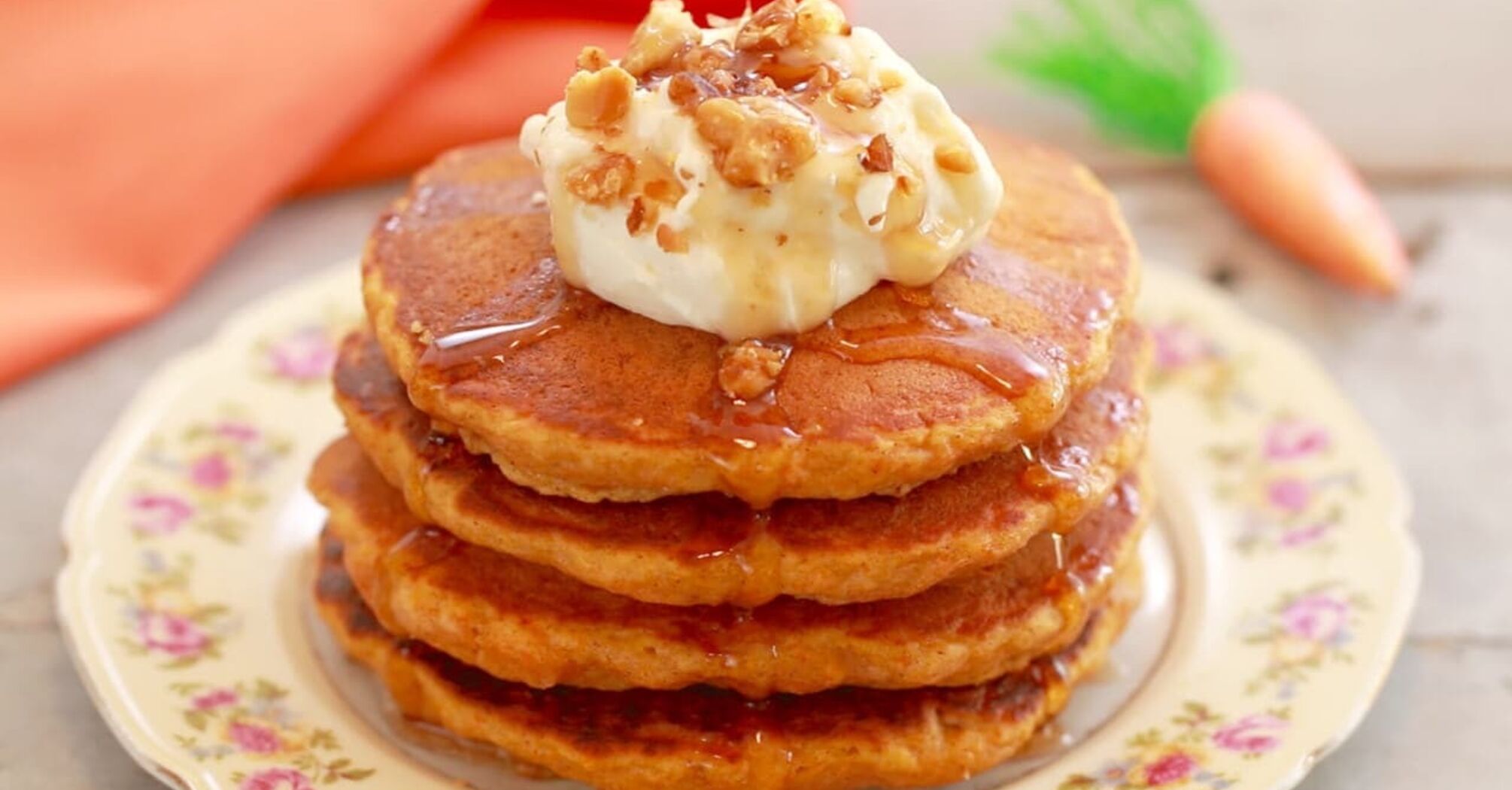 Carrot Cake Pancakes Recipe