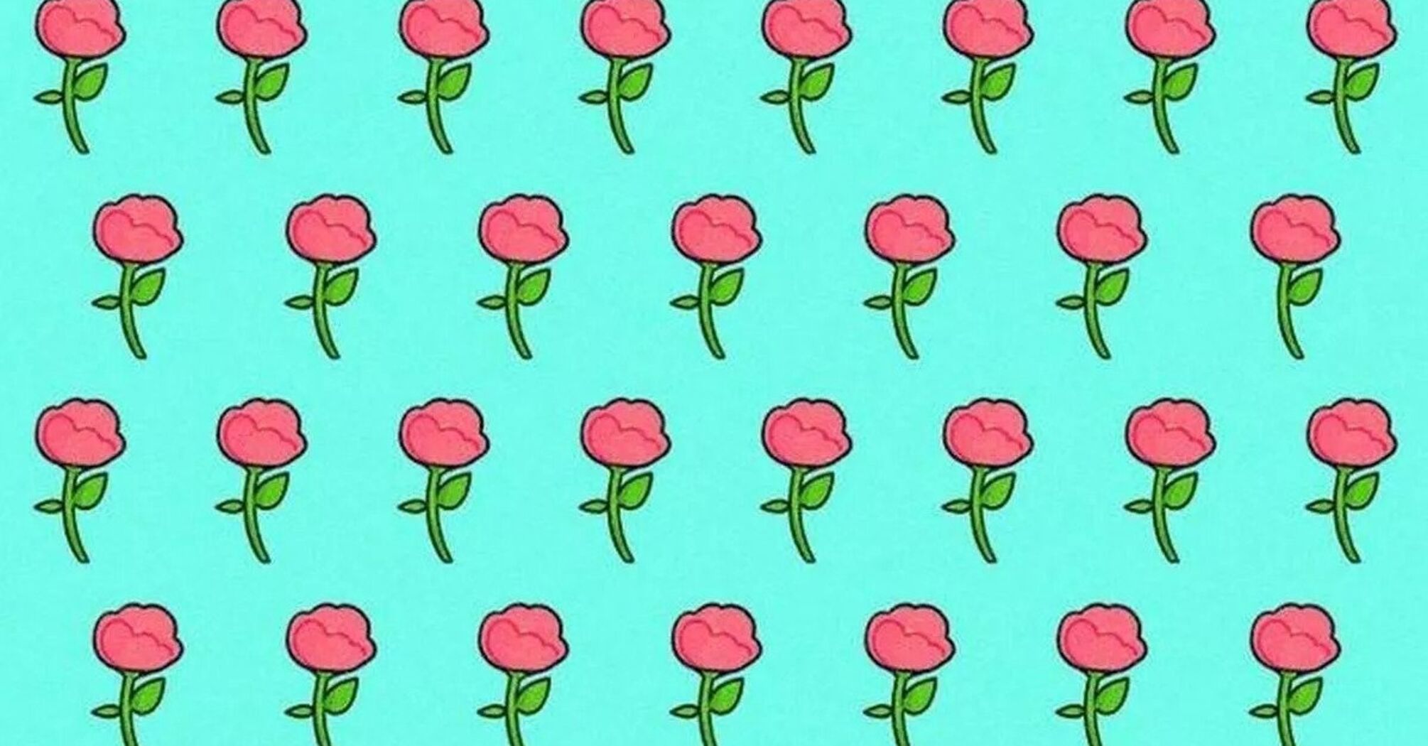 Find the odd rose in the picture in 5 seconds!