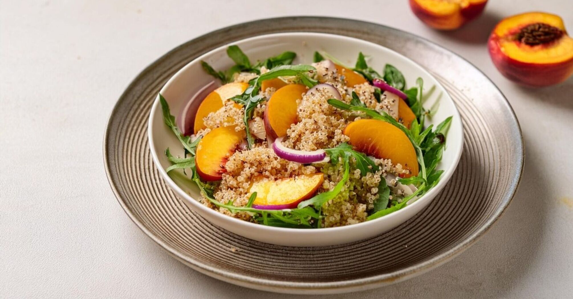 Peach Quinoa Salad: A Delicious Summer Treat 