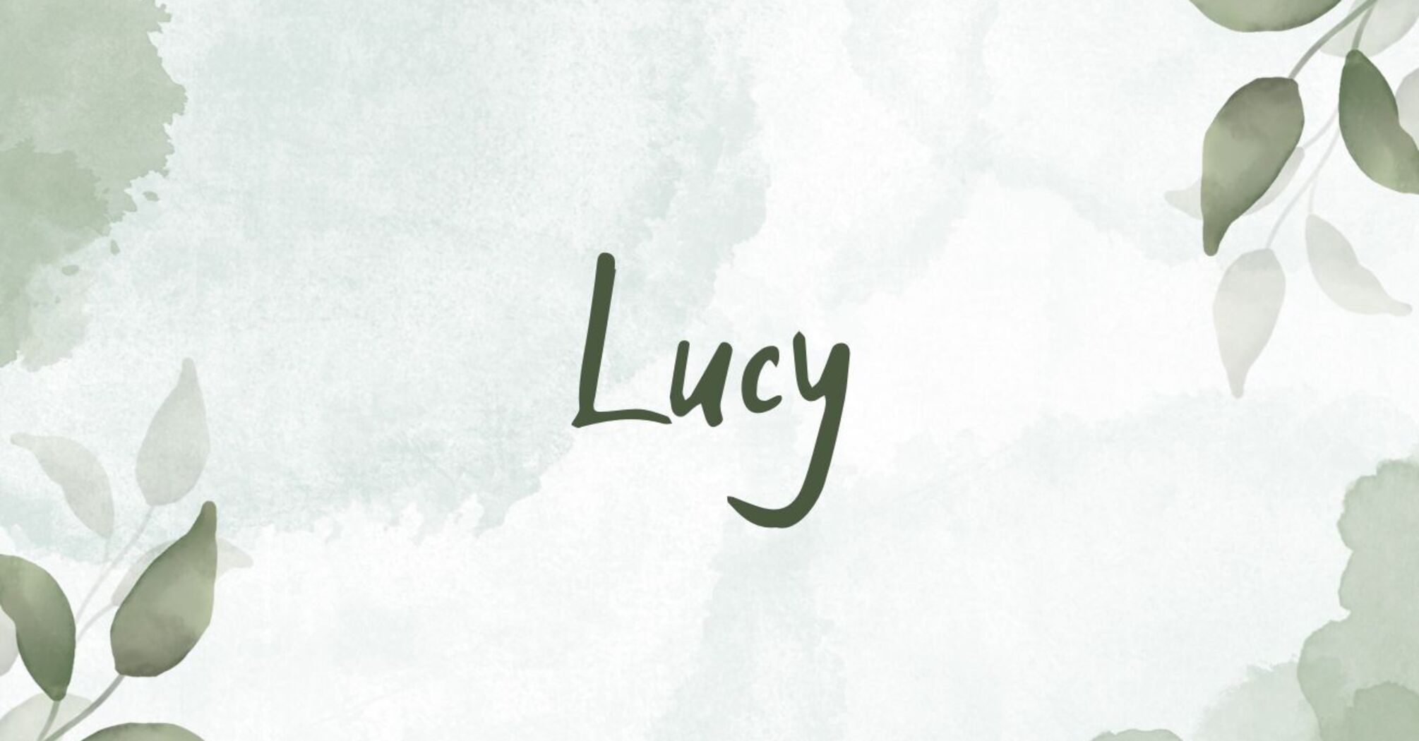 The meaning of the name Lucy