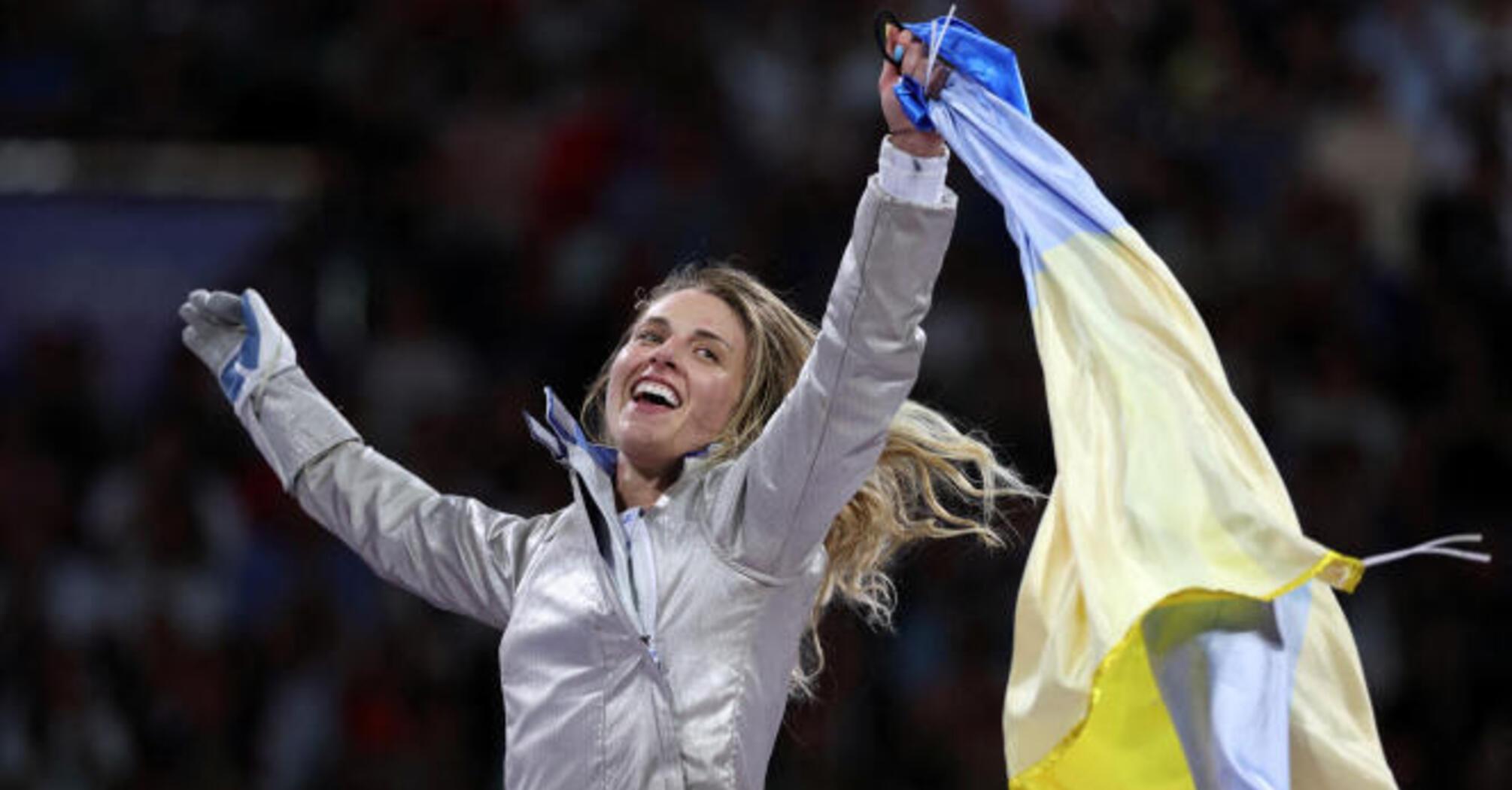 Ukraine seizes first gold medal in women’s team saber fencing at Paris Olympics