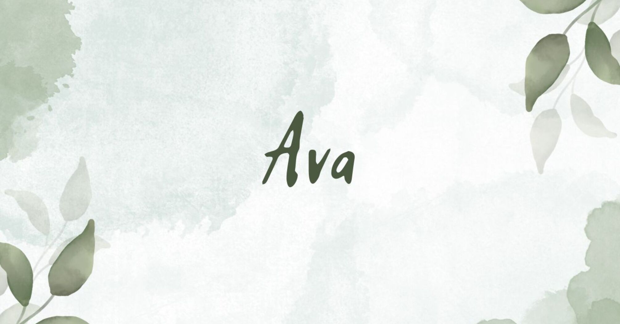 The meaning of the name Ava