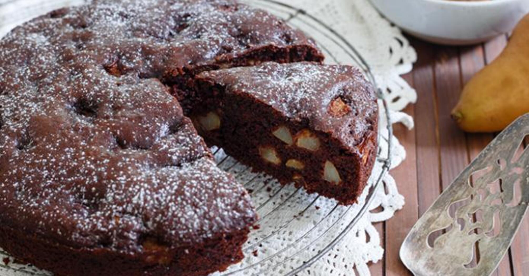 Chocolate & Pear Cake Recipe