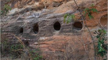 Enigmatic rock-cut architecture at Teniky