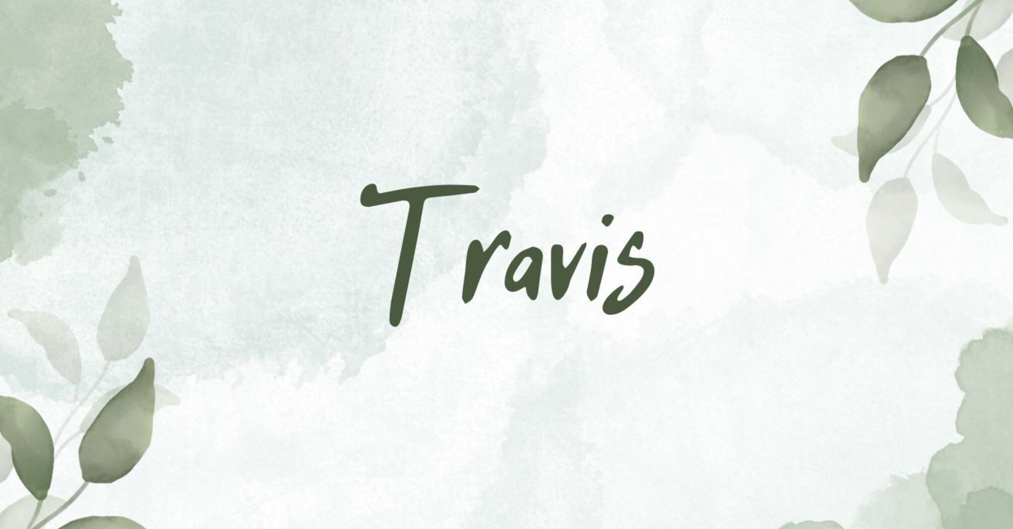 What does the name Travis mean?