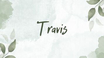 What does the name Travis mean?