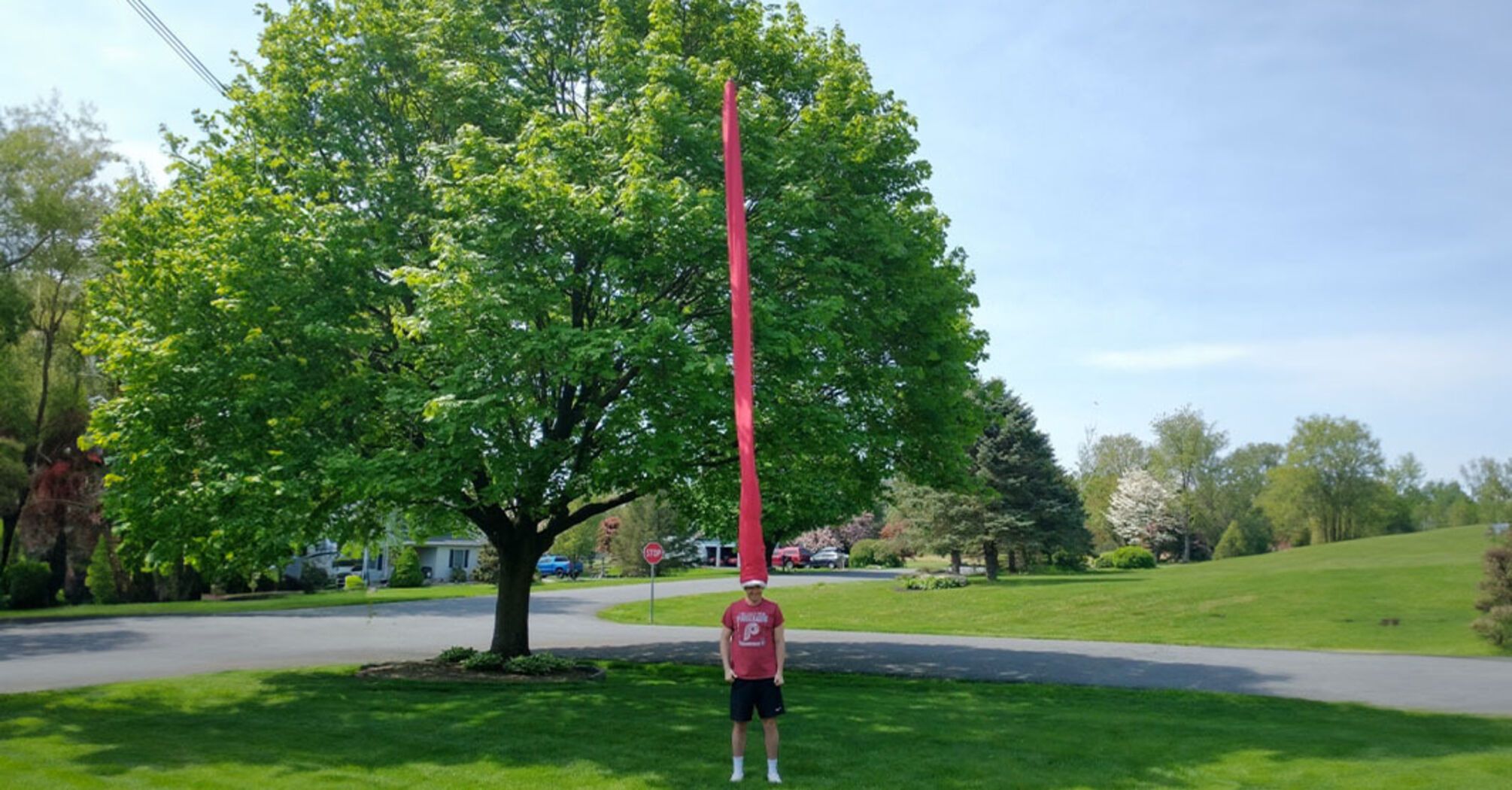 Joshua Kiser broke the world record for the tallest hat