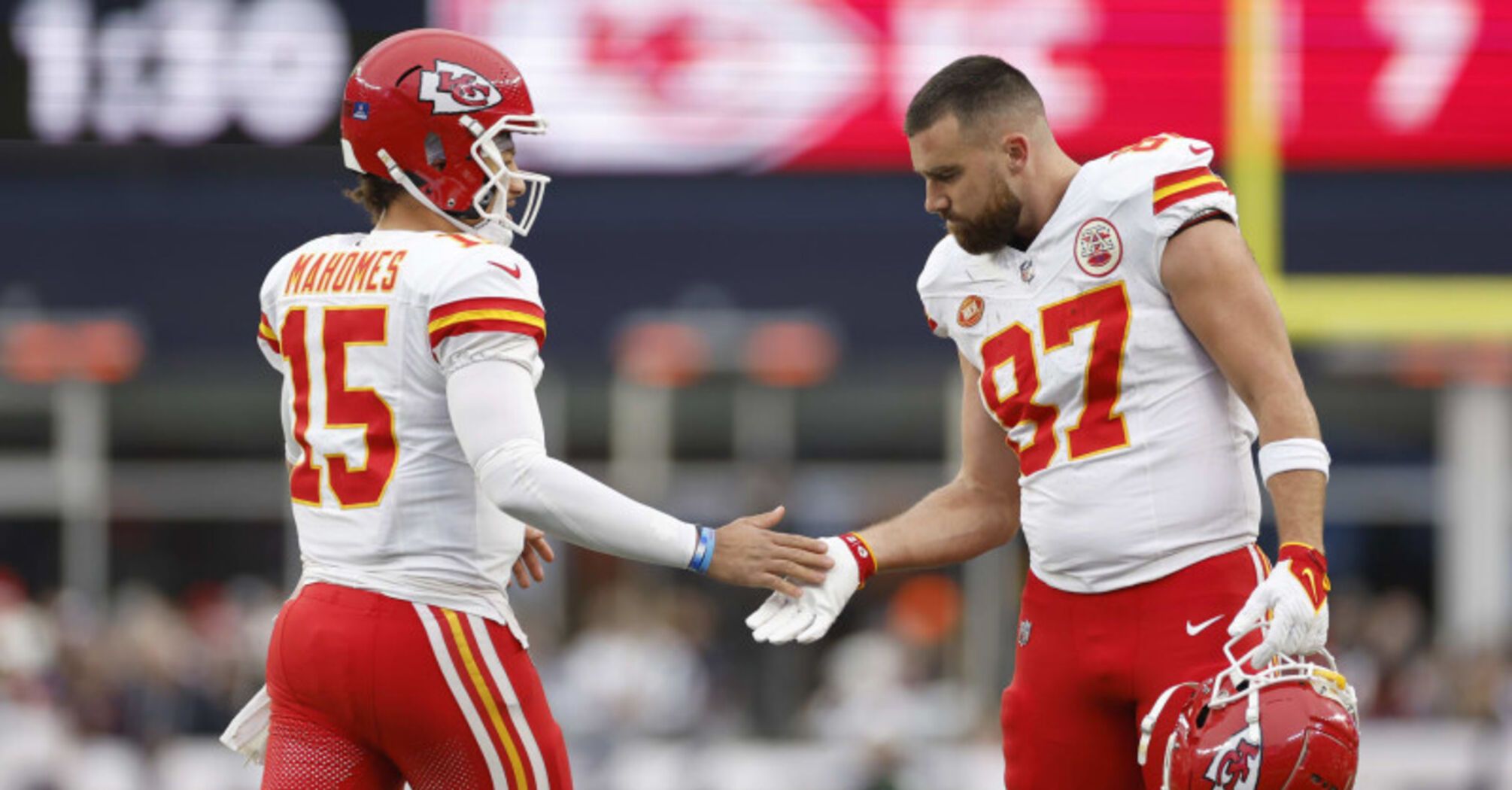 Why Patrick Mahomes Expects Travis Kelce to "Step Up" During NFL Playoffs