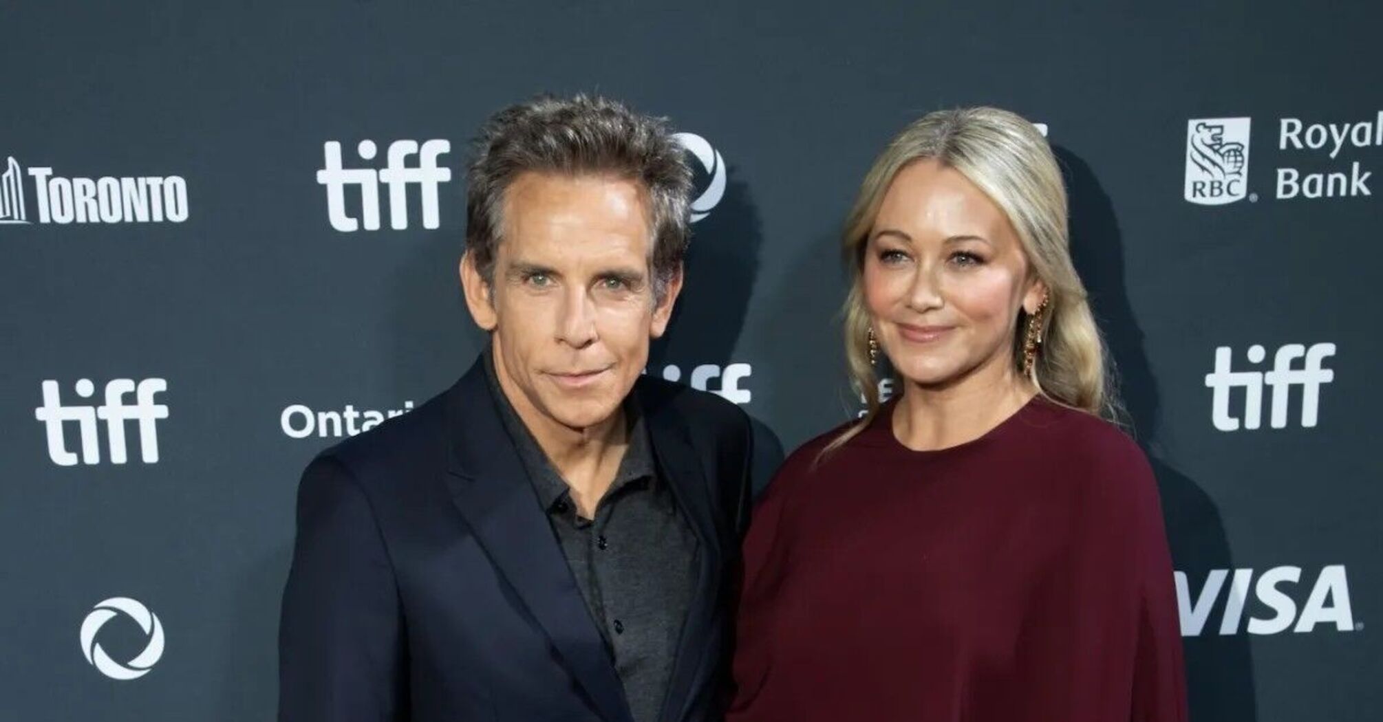 Ben Stiller and Christine Taylor