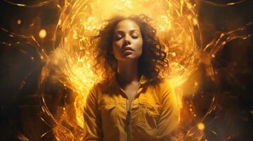Yellow aura