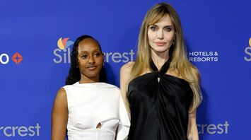 Angelina Jolie and Daughter Zahara