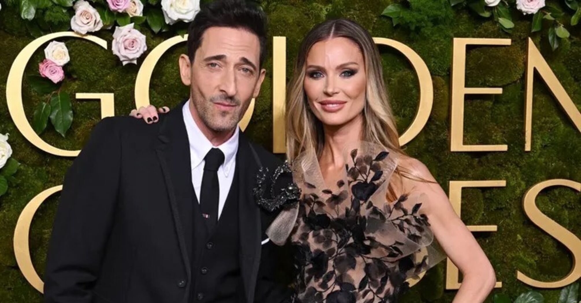 Adrien Brody and Georgina Chapman