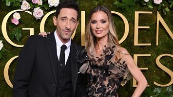 Adrien Brody and Georgina Chapman