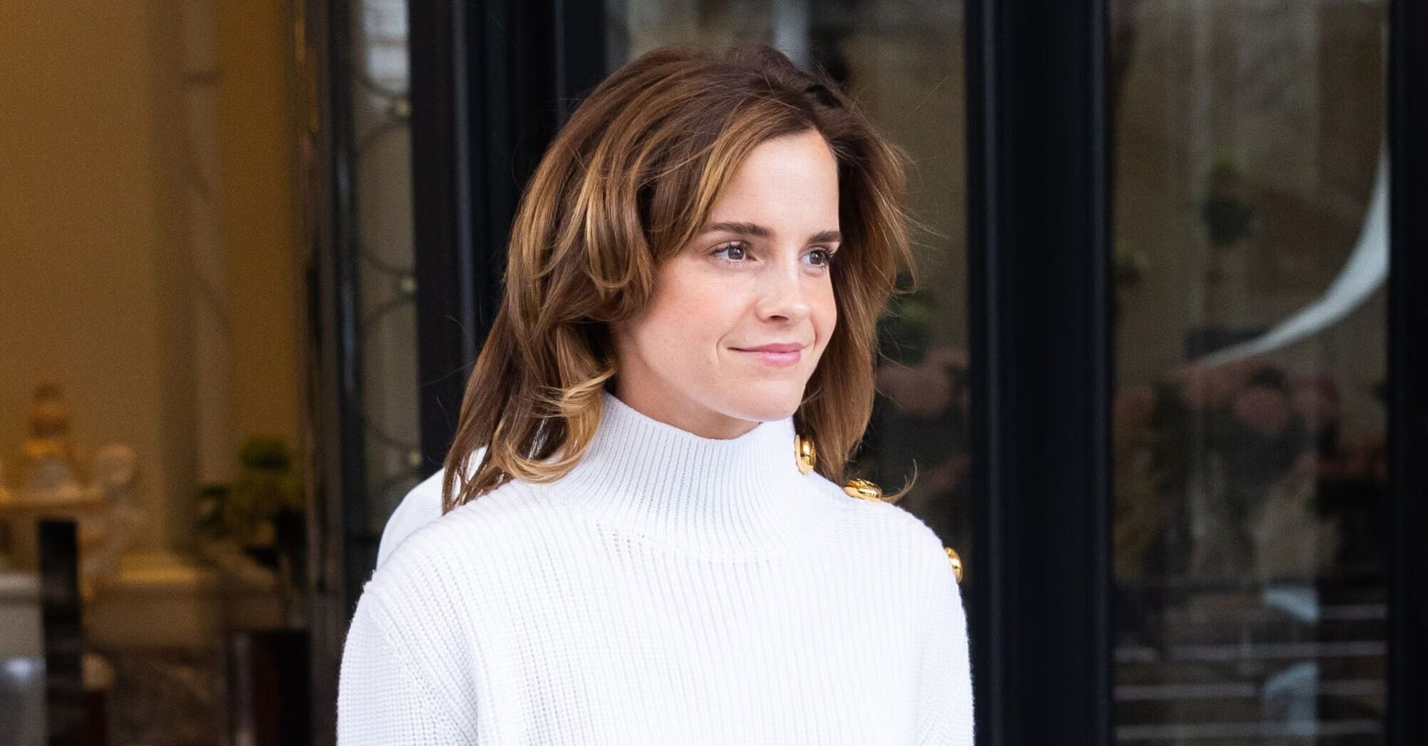 Emma Watson Attends NBA All-Star Celebrity Game in Quite Rare Public Appearance