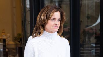 Emma Watson Attends NBA All-Star Celebrity Game in Quite Rare Public Appearance