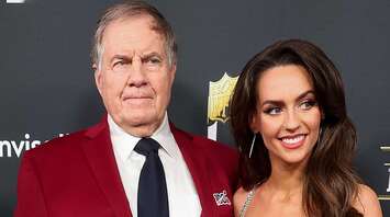 Bill Belichick and Jordon Hudson