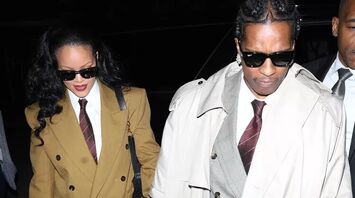 Rihanna and A$AP Rocky Celebrate Her 37th Birthday in Stylish Matching Menswear