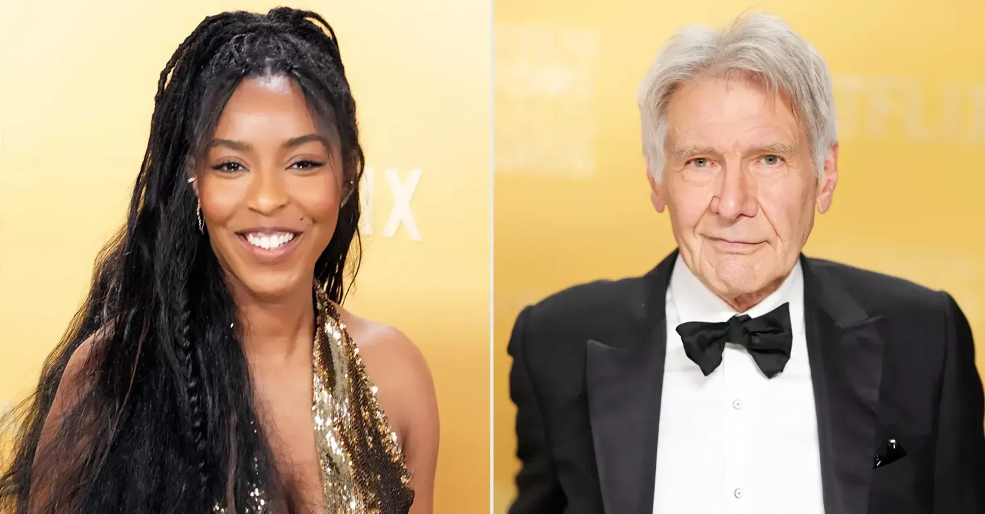 Harrison Ford Gets Playfully Scolded by Jessica Williams at the 2025 SAG Awards