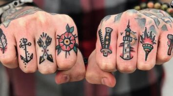 Finger Tattoo Symbols