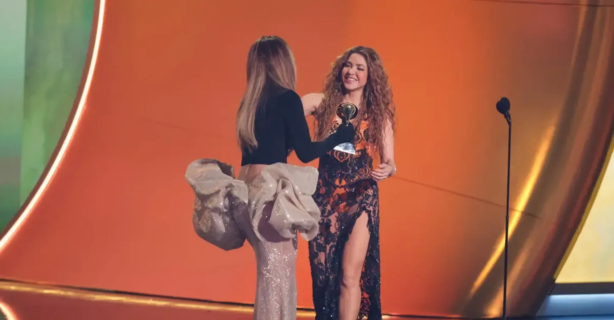 Shakira Reunites with Jennifer Lopez at the 2025 Grammys