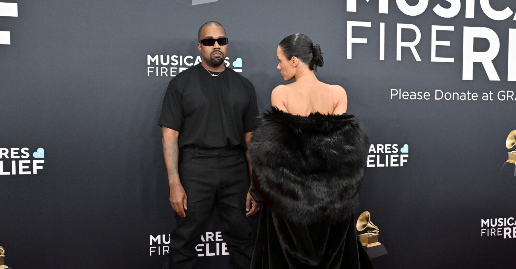 Kanye West and Bianca Censori