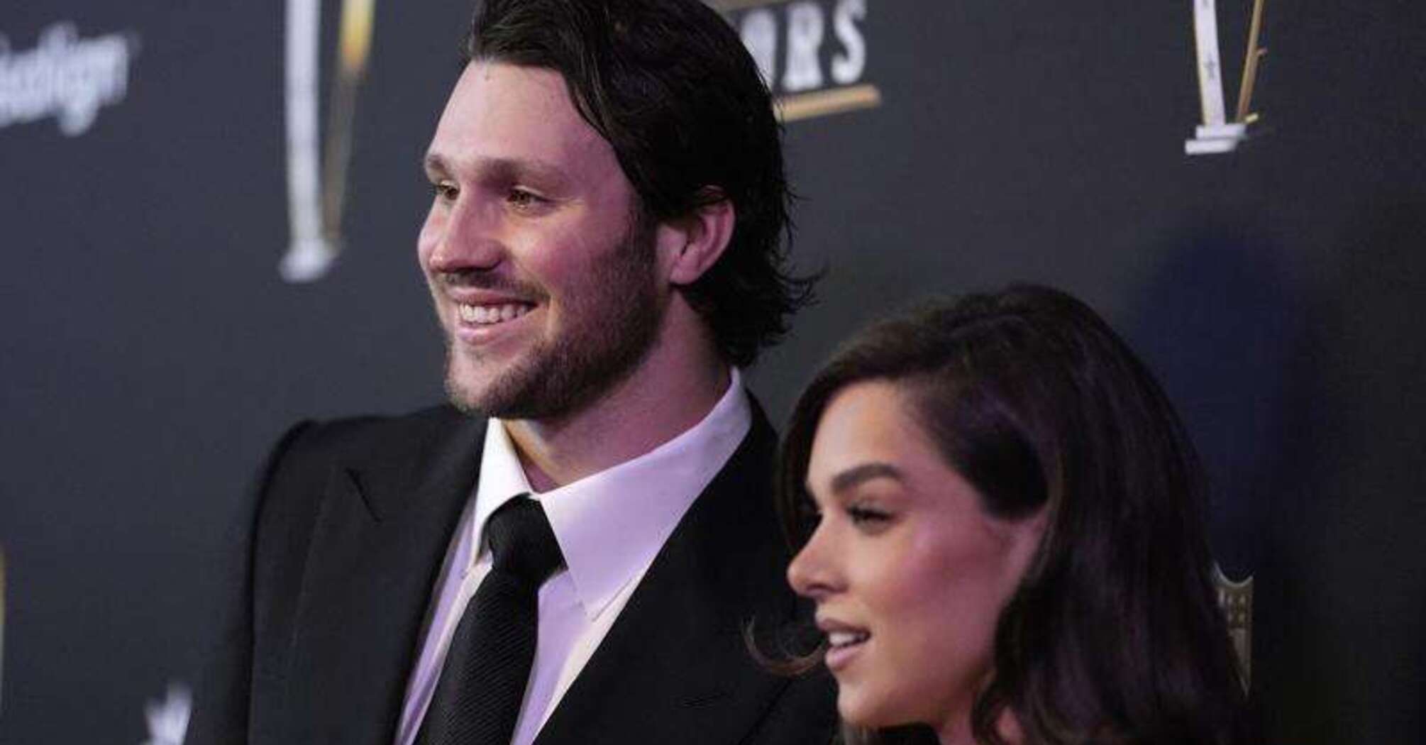 Josh Allen Shares Hot Kiss with Fiancée Hailee Steinfeld as He Accepts NFL's 2025 Most Valuable Player Award