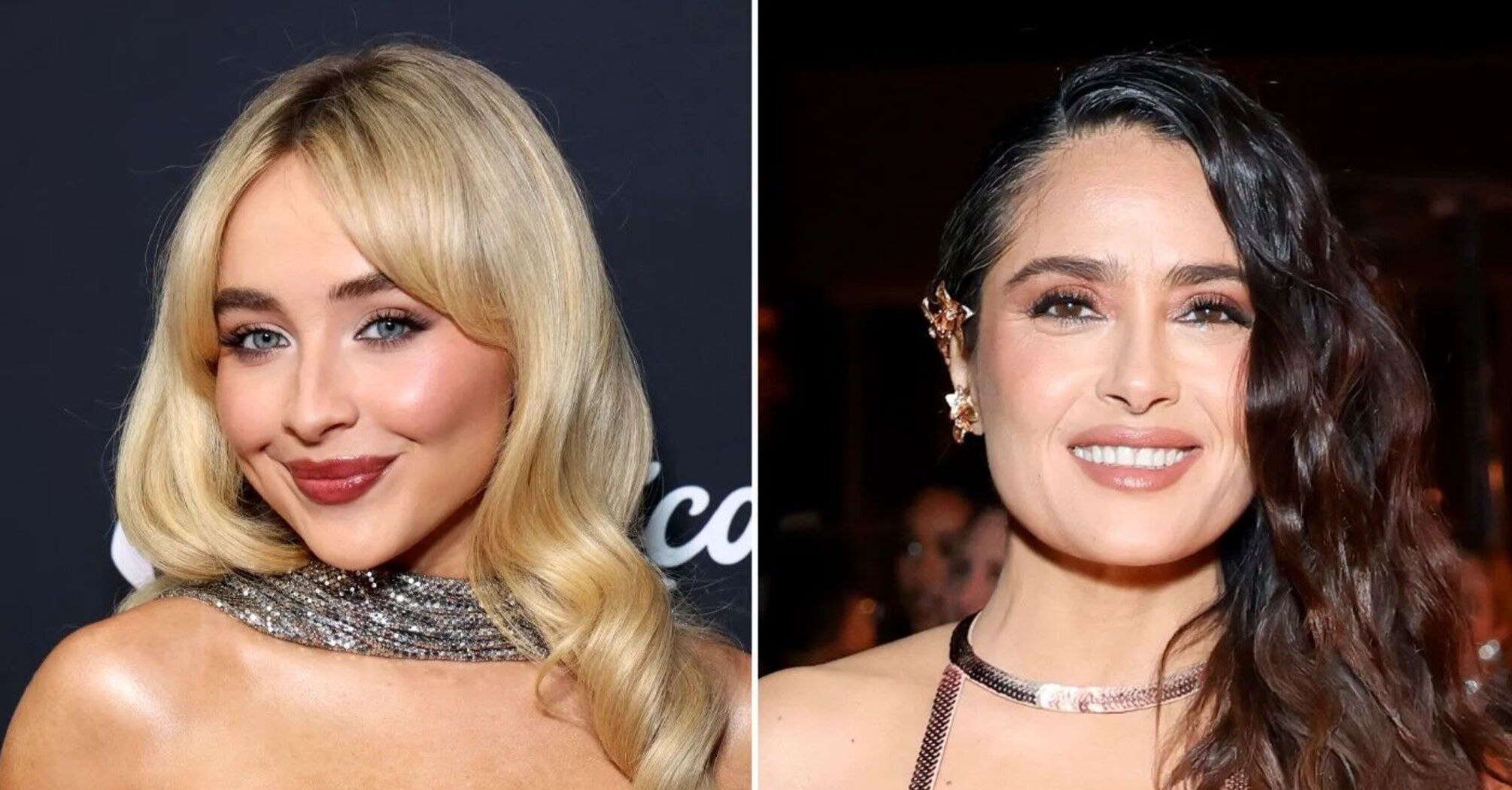 Sabrina Carpenter and Salma Hayek