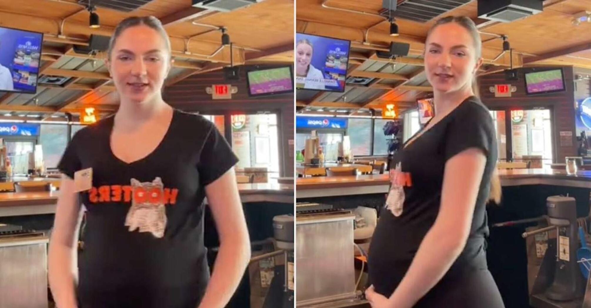 Hooters Waitress Discusses Pregnancy's Impact on Tips